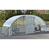 Abri cycles demi-lune