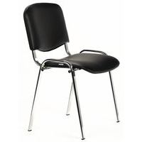Chaise Fancy - Vinyle - Structure chromée - Manutan