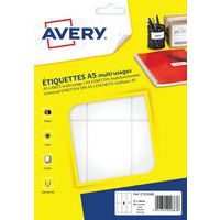 Étiquette papier adhésive multi-supports - Avery
