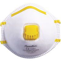 Demi-masque respiratoire coque à usage unique FFP1 - Manutan
