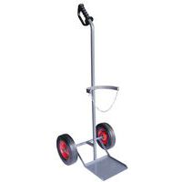 Diable acier porte-bouteille 100 kg - Roues caoutchouc - Manutan