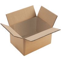 Caisse carton recyclée, Capacité: 60 L, Hauteur intérieure: 300 mm, Largeur intérieure: 400 mm