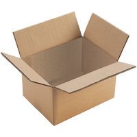 Caisse carton recyclée, Capacité: 10.2 L, Hauteur intérieure: 170 mm, Largeur intérieure: 200 mm