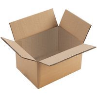 Caisse carton recyclée, Capacité: 6.3 L, Hauteur intérieure: 140 mm, Largeur intérieure: 180 mm