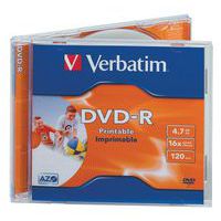 DVD-R imprimable 16X - Lot de 10 Verbatim