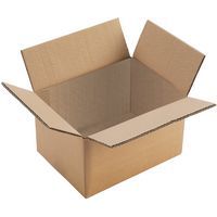 Caisse carton recyclée, Capacité: 41.25 L, Hauteur intérieure: 250 mm, Largeur intérieure: 330 mm