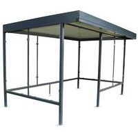 Abri fumeurs - Longueur 3.80 m - Manutan