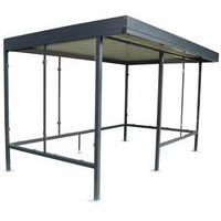 Abri fumeurs - Longueur 2.50 m - Manutan