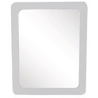 Miroir pour sanitaire incassable avec cadre PVC - Manutan Expert