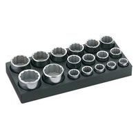 Plateau Modulosam 3/4 de 17 outils en mm