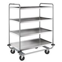 Chariot inox - 4 plateaux - Force 200 kg