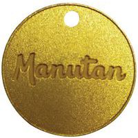 Jeton numéroté de 001 à 100 laiton 30mm (par 100) - Manutan