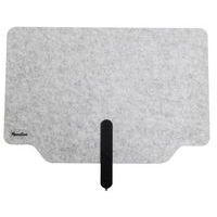 Séparateur de bureau gris clair kit pinces, Largeur hors tout: 700 mm