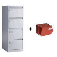 Les tiroirs entièrement télescopiques vous garantissent un accès optimal à tous vos dossiers