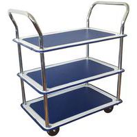 Chariot 3 plateaux - Capacité 120 kg - Manutan