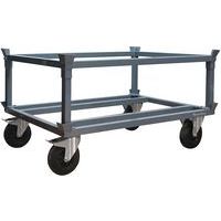Plateau roulant haut pour palettes - Capacité 500 à 1200 kg - Manutan