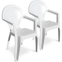 Fauteuil jardin empilable Dama en lot - Ezpeleta