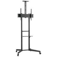 Support mobile réglable en hauteur écran 37'' à 70'' plateforme caméra - noir
