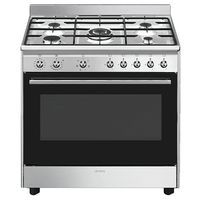 Piano de cuisson mixte - Table de cuisson 5 feux gaz - Smeg - CX90GM