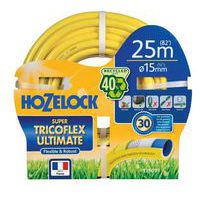 Set d'arrosage Super Tricoflex Ultimate jaune ø15mm x 20m - Hozelock