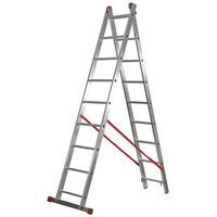 Échelle en aluminium Hobby - 2 x 11 échelons, Alpos Alu