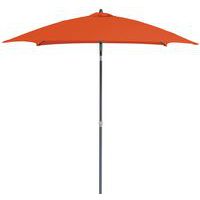 Parasol droit 2 x 2 m mât gris