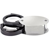 Loupe pliante triple - Grossissements 4x + 6x = 10x