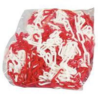 Chaîne plastique en sac - Rouge/Blanc