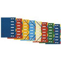 Trieur à fenêtres 7 compartiments - Coloris assortis - Lot de 8