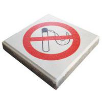 Carreau signal interdiction de fumer pour cendrier DropPit_Vepabins