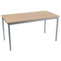Table Polyvalente, Type de piétement: 4 pieds, Hauteur: 74 cm, Largeur: 180 cm, Profondeur hors tout: 80 cm