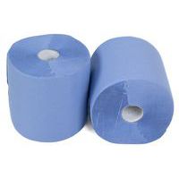 Bobine industrielle bleue - 800 feuilles - Lot de 2 - Manutan