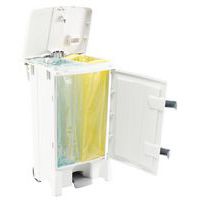 Poubelles agroalimentaire à ouverture centrale - 90 L