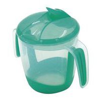 Lot de 6 tasses à anses et bec repliable 22 cl polypropylène Plastorex