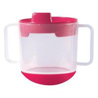 Lot de 6 tasses à bec 20 cl polypropylène inversable Plastorex