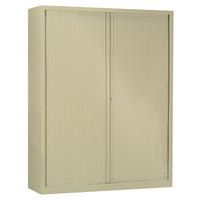 Armoire haute grande largeur à rideaux