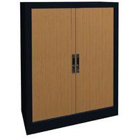 Armoire métal à rideaux PVC à lame recouverte hauteur 102cm