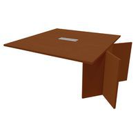 Table de réunion avec trappe Quatuor - Manutan