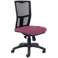 Siège de bureau Ritz lombaire réglable, Avec accoudoir: non, Type de pied: Roulettes, Assise matériau: Tissu