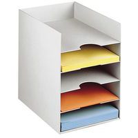 Classeurs horizontaux 5 cases noir