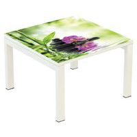 Table basse carrée Easy Office, Type de piétement: 4 pieds, Hauteur: 40 cm, Largeur: 60 cm