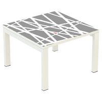 Table basse carrée Easy Office, Type de piétement: 4 pieds, Hauteur: 40 cm, Largeur: 60 cm