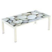 Table basse rectangulaire Easy Office, Type de piétement: 4 pieds, Hauteur: 40 cm, Largeur: 114 cm