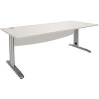 Bureau droit Quatuor pieds métal T.1315, Type de piétement: En L, Montage: À monter