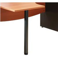Pied renfort réglable bureau asymétrique Quatuor, Matériau: Acier, Longueur: 72 cm, Coloris: Anthracite