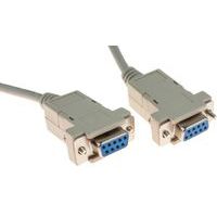 Cable null modem DB9F/F 5M