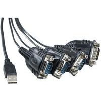 Convertisseur USB - Serie RS232 prolific - 4 ports DB9