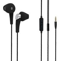 Ecouteurs avec micro Jack 3.5 mm 4 points noir