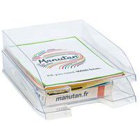 Corbeille à courrier transparente - Manutan