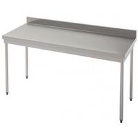 Table de travail adossée inox - Hupfer HUPFER